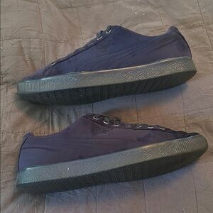 Puma Men's blue suede Clyde Fraser’s